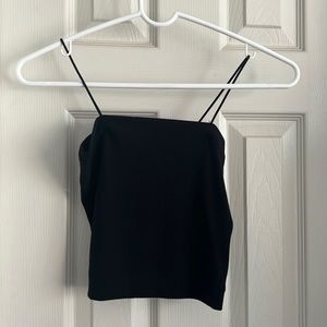 Black crop top
